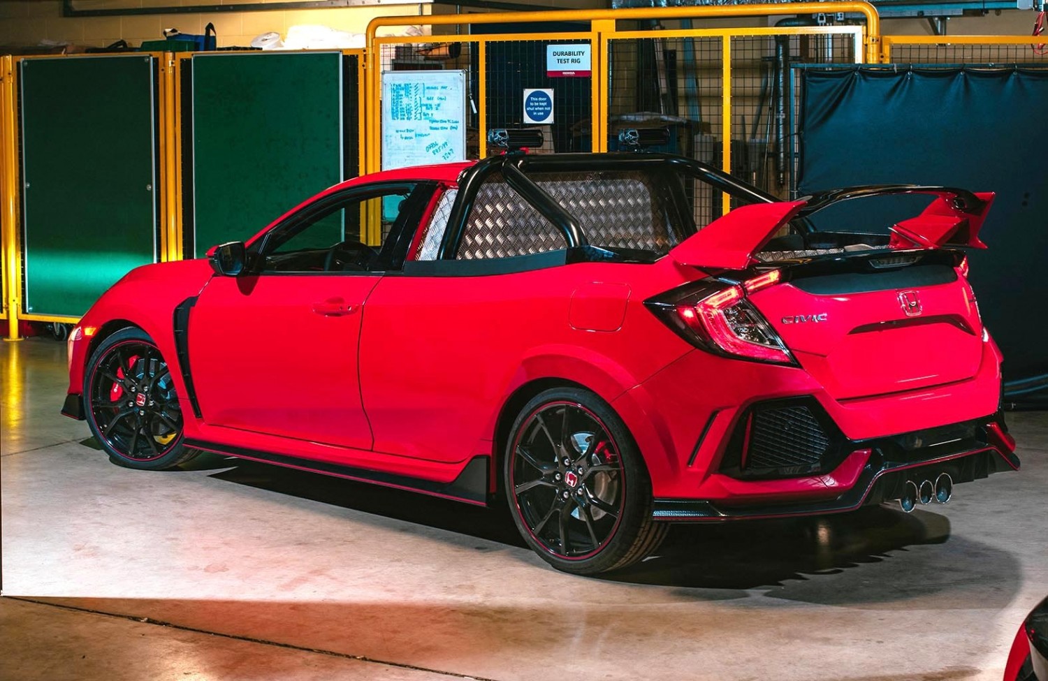 Honda Civic Type R picape / Foto reprodução / Honda