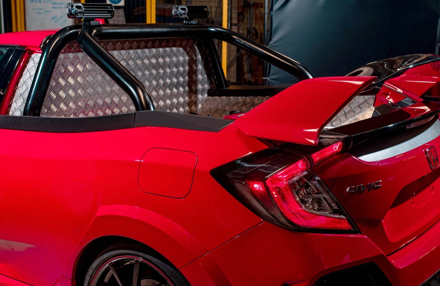 Honda Civic Type R picape / Foto reprodução / Honda