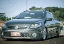 Made in Paraguay: Brutal Saveiro Cross G5 rebaixada impressiona com esportividade (08 fotos)