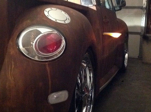 Volkswagen Fusca picape "rat look" Turbo Diesel Foto reprodução