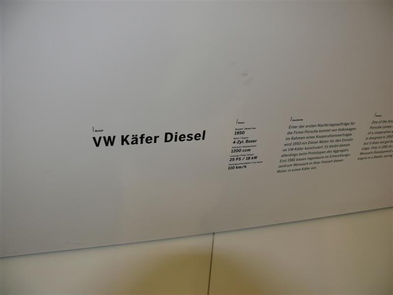 VW Fusca a diesel ano 1950 / Foto reprodução Volkswagen