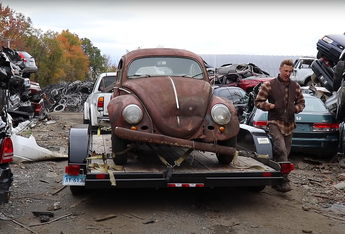 VW Fusca de 1950 / Foto reprodução: YouTube Canal 5150mxVW