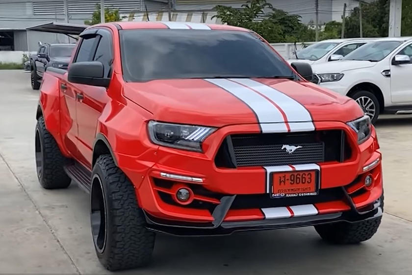 Pickup Ranger com cara de Ford Mustang / Foto reprodução / Wat Ford