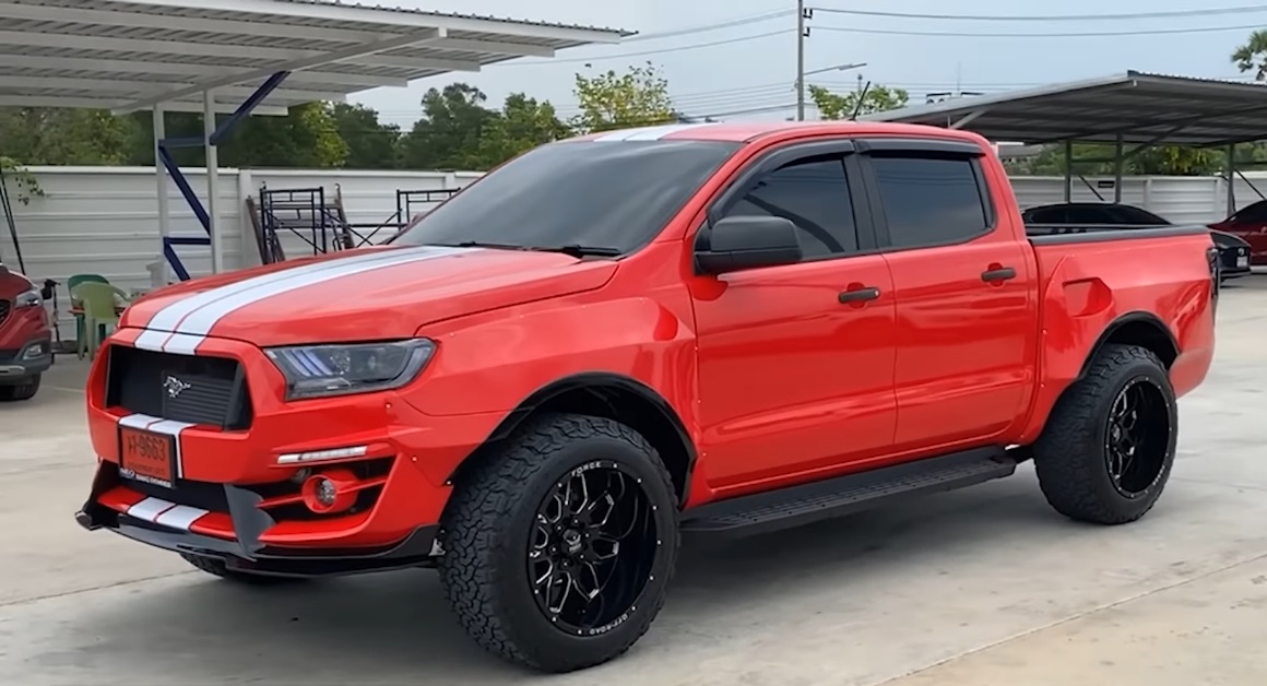 Pickup Ranger com cara de Ford Mustang / Foto reprodução / Wat Ford
