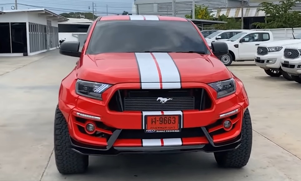 Pickup Ranger com cara de Ford Mustang / Foto reprodução / Wat Ford