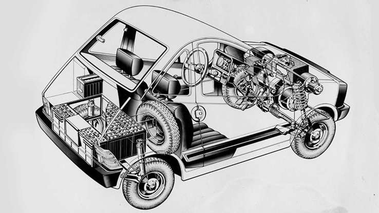 Fiat X1/23 Concept / Foto reprodução InsideEvs.com