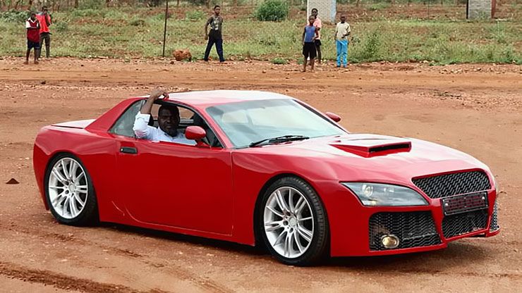 O carro ficou sensacional (Anna J Nel / Barcroft Images)