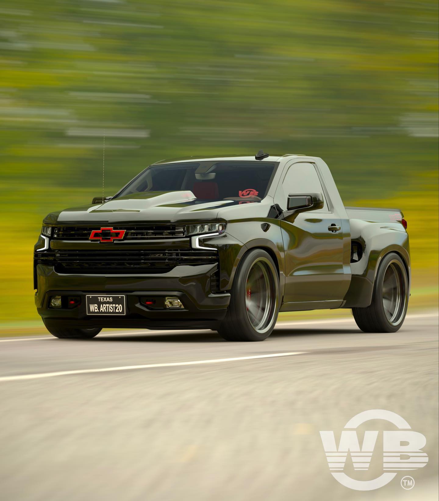 Chevrolet Silverado SS 632 / Foto reprodução / wb.artist20