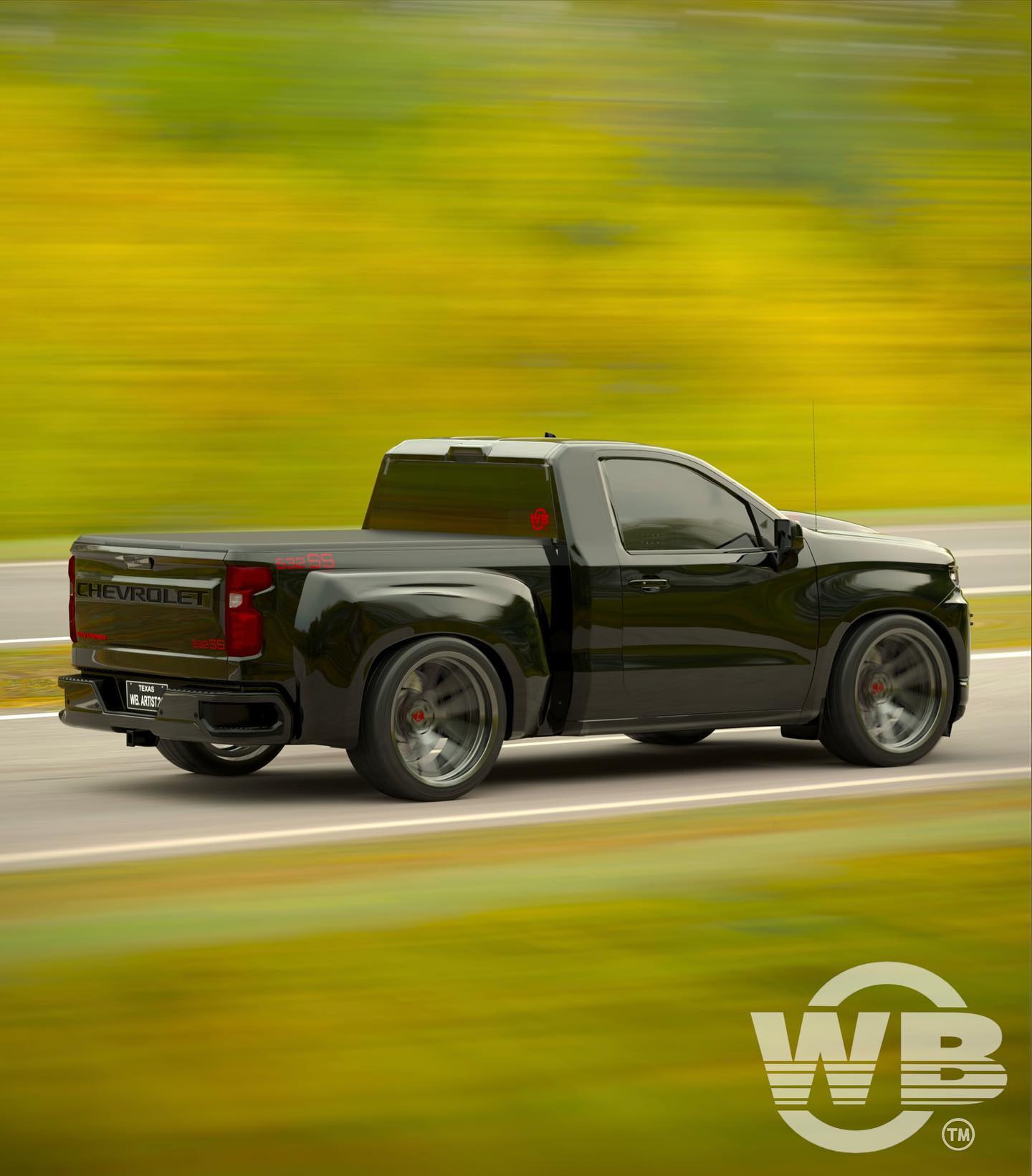 Chevrolet Silverado SS 632 / Foto reprodução / wb.artist20