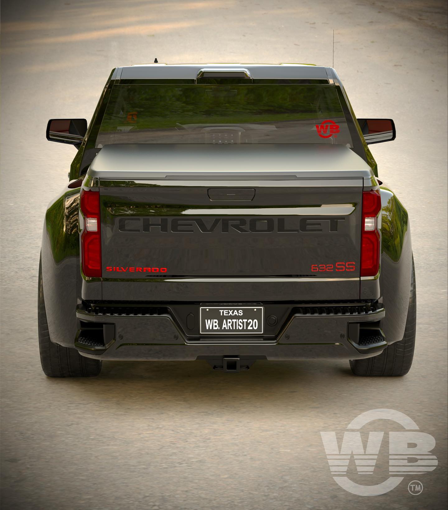 Chevrolet Silverado SS 632 / Foto reprodução / wb.artist20