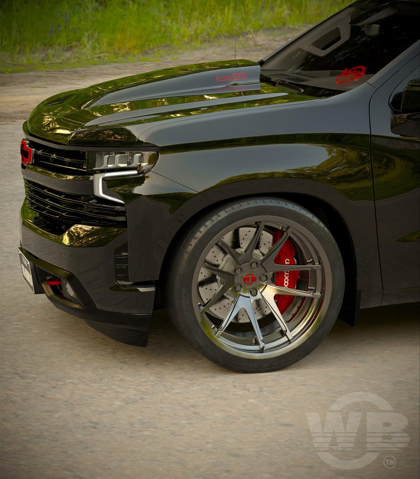 Chevrolet Silverado SS 632 / Foto reprodução / wb.artist20