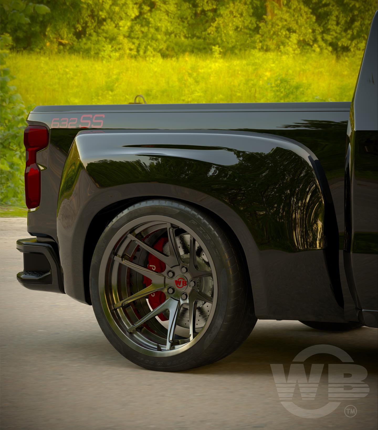 Chevrolet Silverado SS 632 / Foto reprodução / wb.artist20
