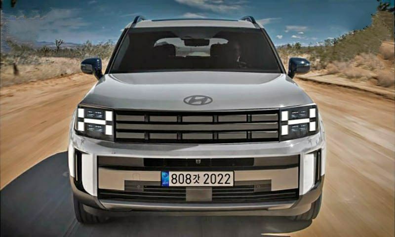 Projeção do Novo Hyundai Santa Fé / Foto reprodução: Autioia.info