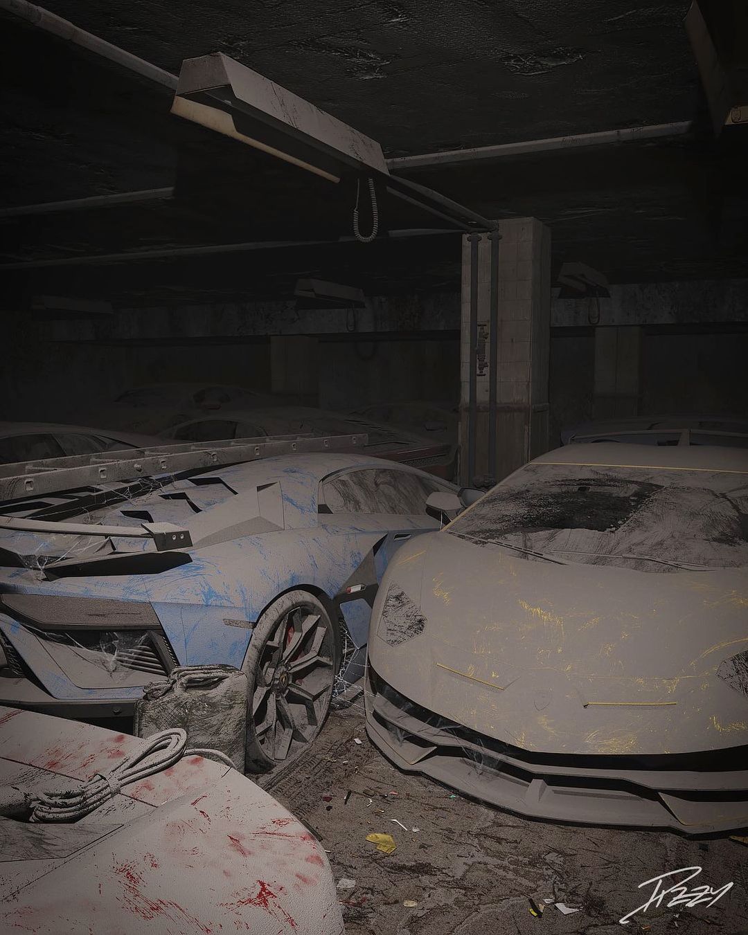 Coleção de carros abandonados / Foto: Dizzy Viper
