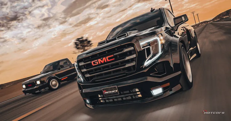 Versão Digital GMC Syclone 2023 / Foto: Timothy Adry Emmanuel / Hotcars