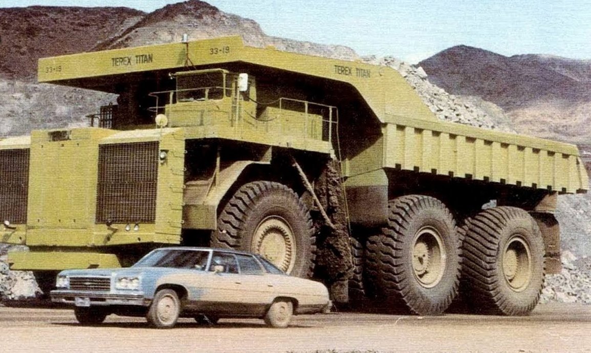 O Terex Titan reinou sozinho por 25 anos / Foto reprodução: GM