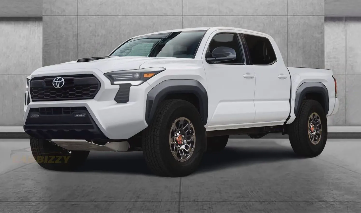 Toyota Tacoma 2024 Rendered (Foto: Carbizzy)