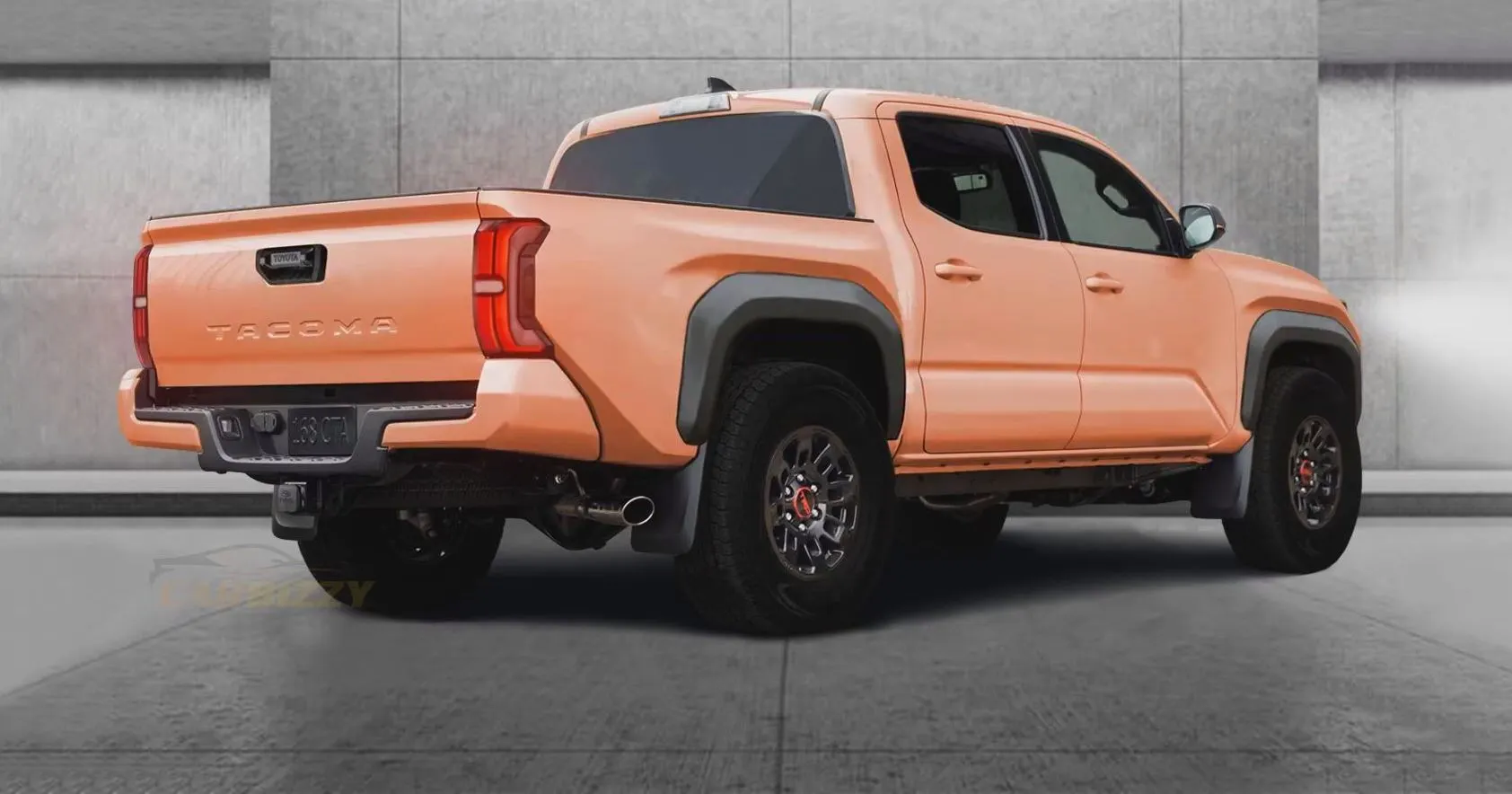 Toyota Tacoma 2024 Rendered (Foto: Carbizzy)