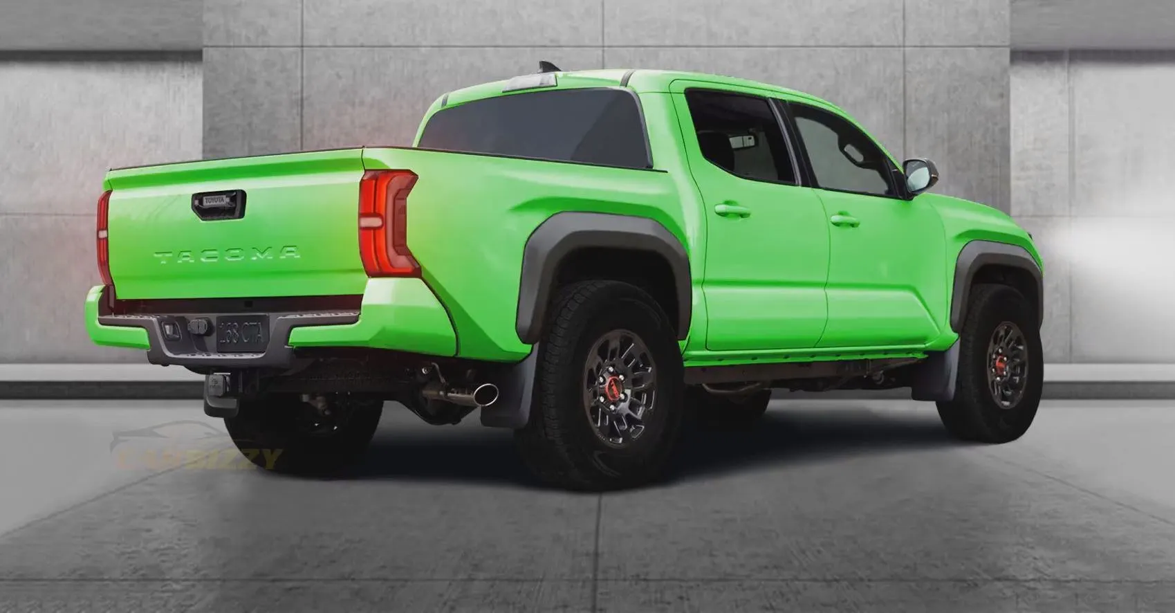 Toyota Tacoma 2024 Rendered (Foto: Carbizzy)