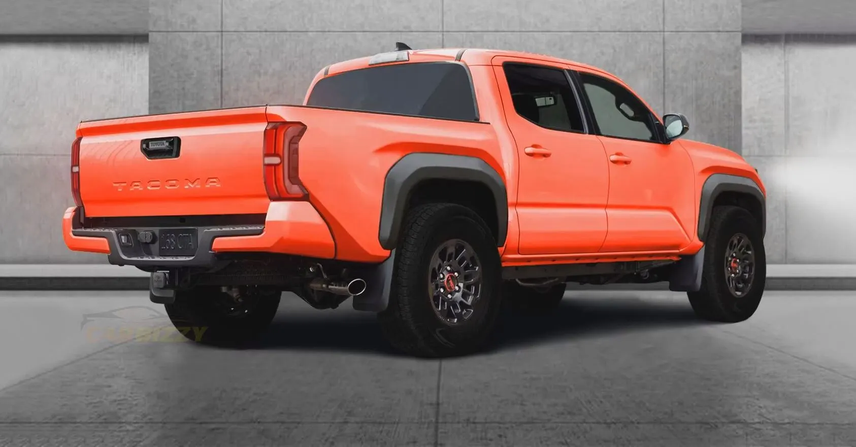 Toyota Tacoma 2024 Rendered (Foto: Carbizzy)