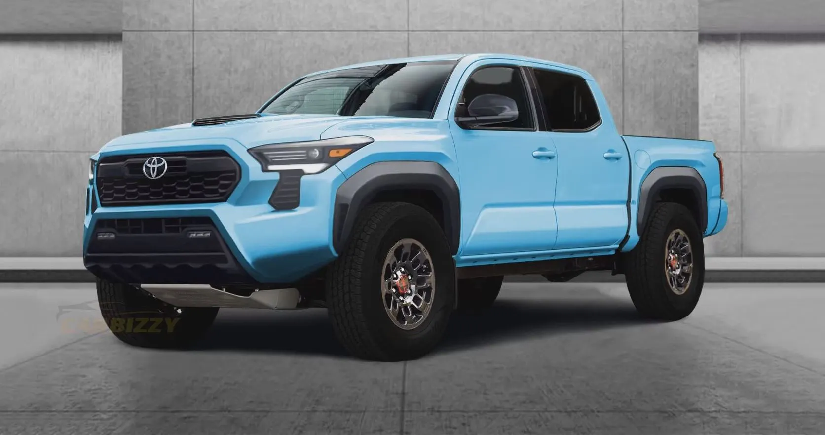 Toyota Tacoma 2024 Rendered (Foto: Carbizzy)