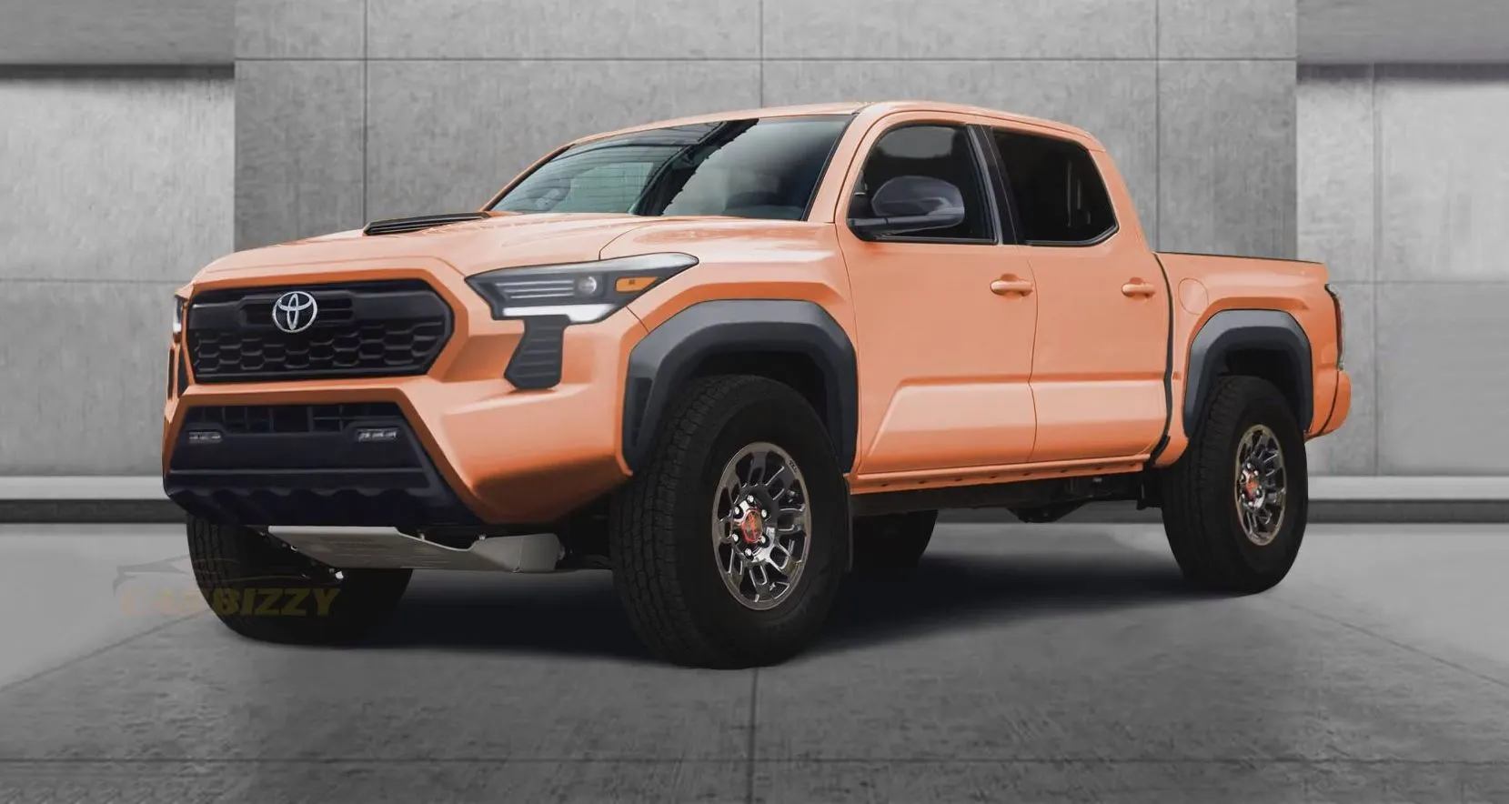 Toyota Tacoma 2024 Rendered (Foto: Carbizzy)