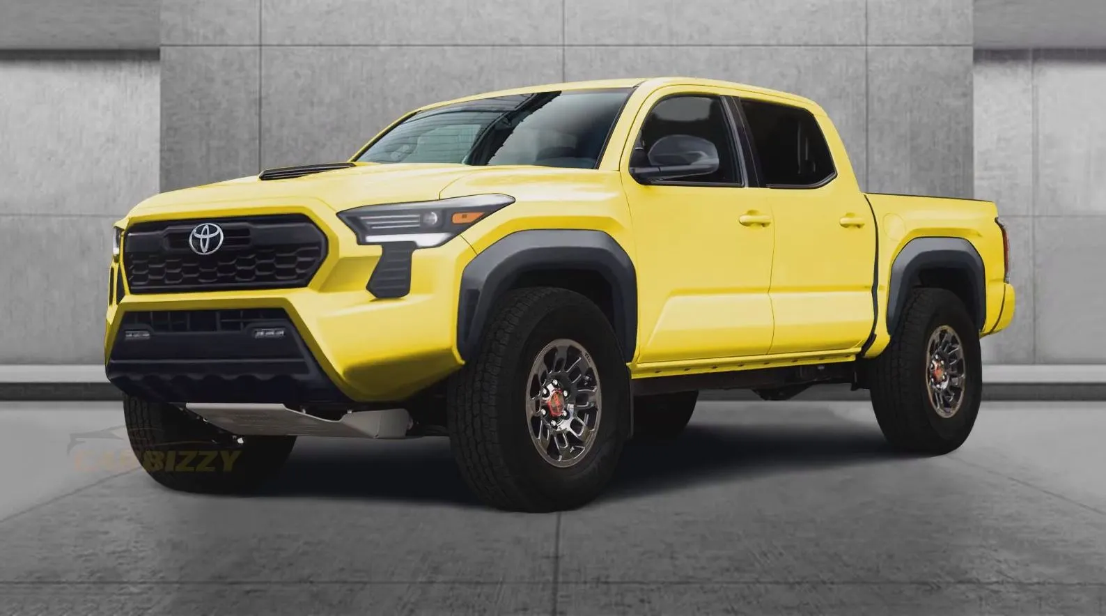 Toyota Tacoma 2024 Rendered (Foto: Carbizzy)