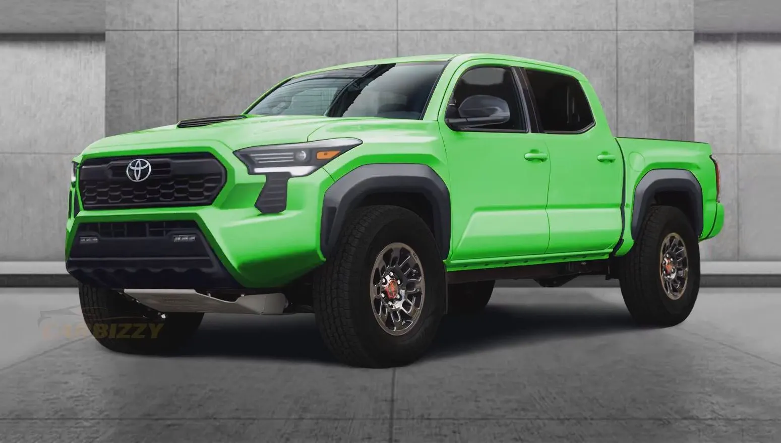 Toyota Tacoma 2024 Rendered (Foto: Carbizzy)