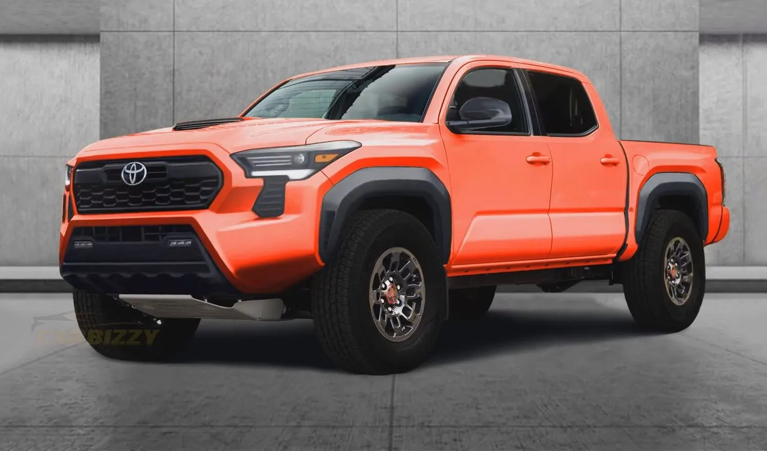 Toyota Tacoma 2024 Rendered (Foto: Carbizzy)