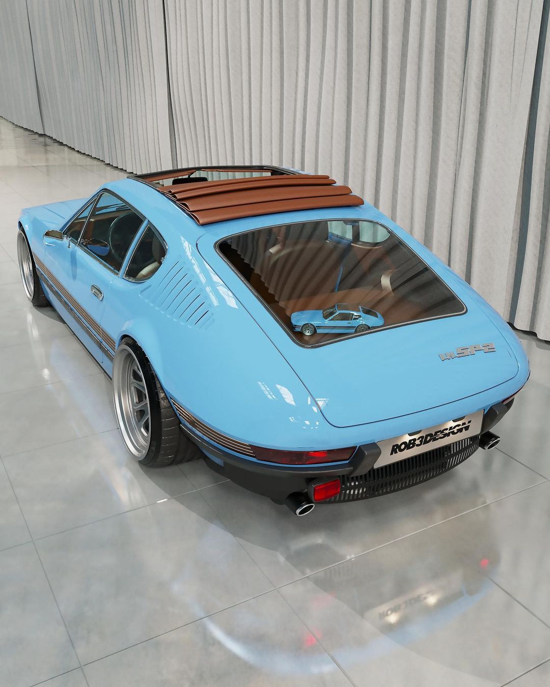 Volkswagen SP2 / Foto Projeção: @rob3rtdesign