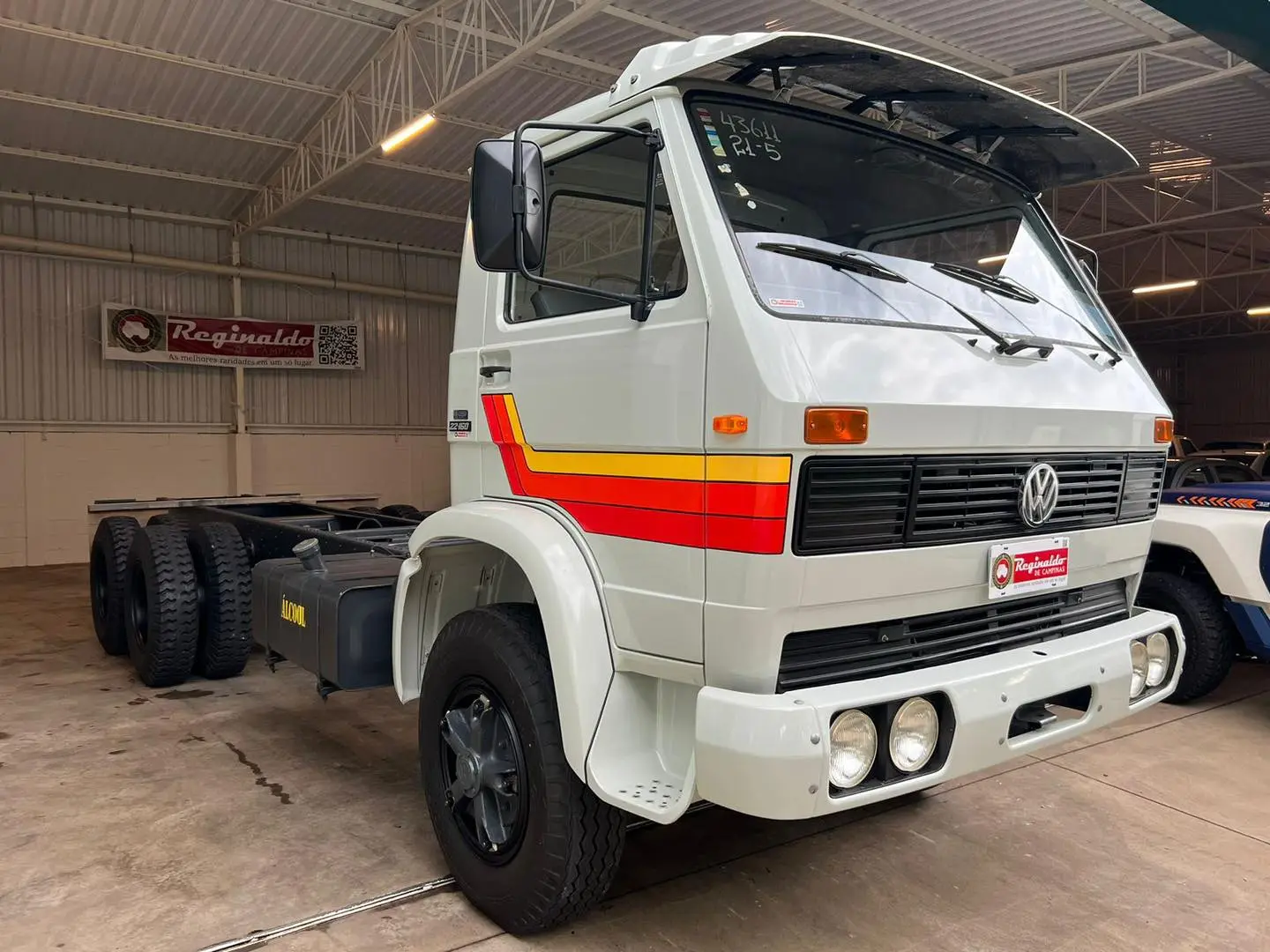 Caminhão Volkswagen 22-160 V8 à álcool, ano 1987 / Foto: Reginaldo de Campinas