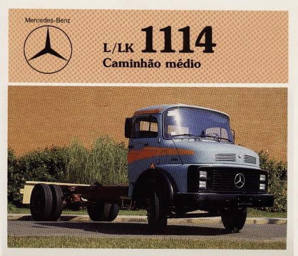 Caminhão Mercedes 1114 / Foto: Mercedes-Benz