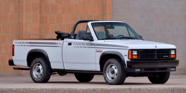 Dodge Dakota Sport Conversível de 1991 Foto: Mecum Auctions