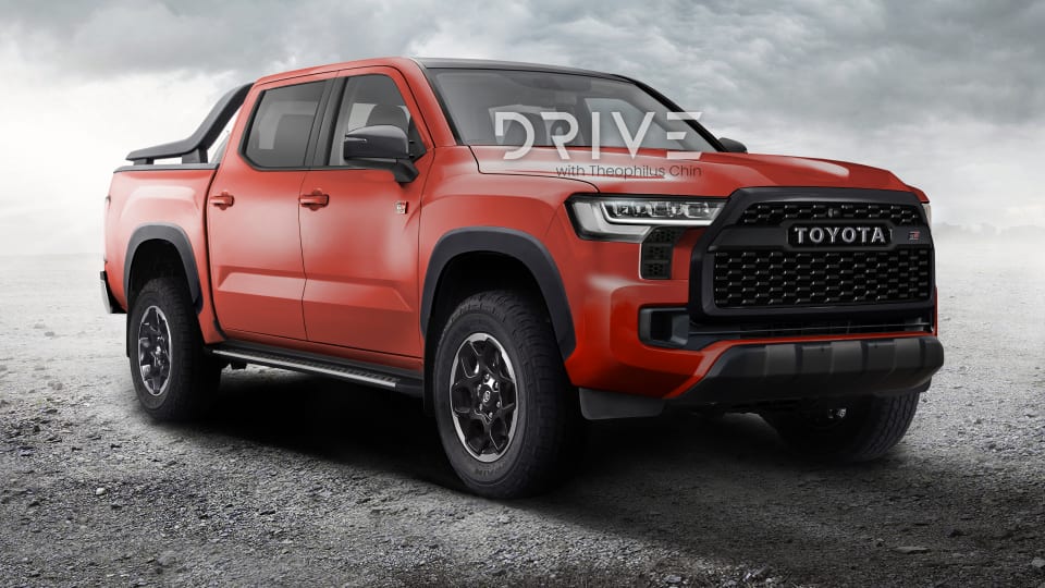 Projeção da Nova Toyota Hilux 2025 / Foto: Drive