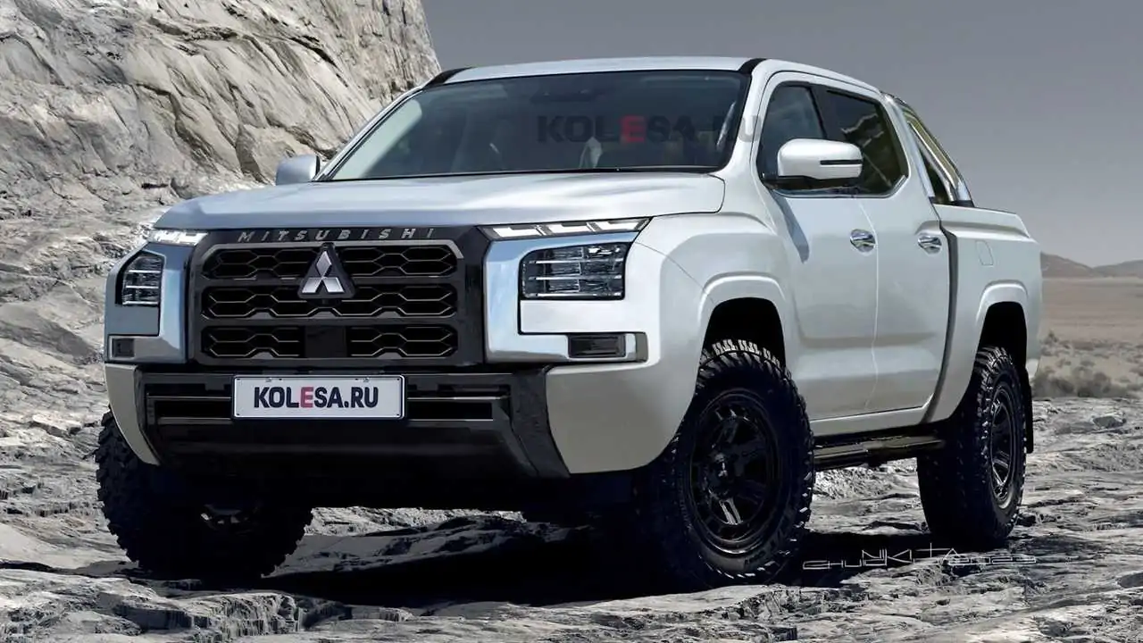 Nova Mitsubishi L200 Triton / Foto reprodução: kolesa.ru