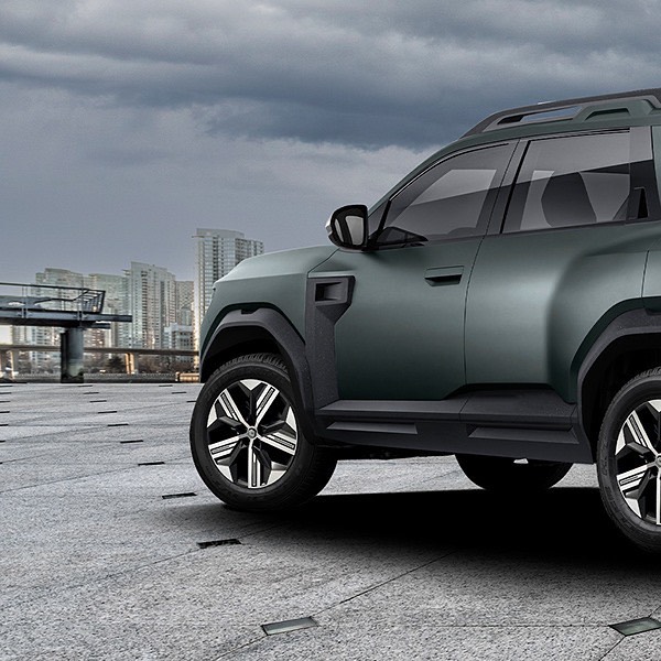 Projeção (não oficial) da nova pickup Renault Oroch / Foto: KDesignAG