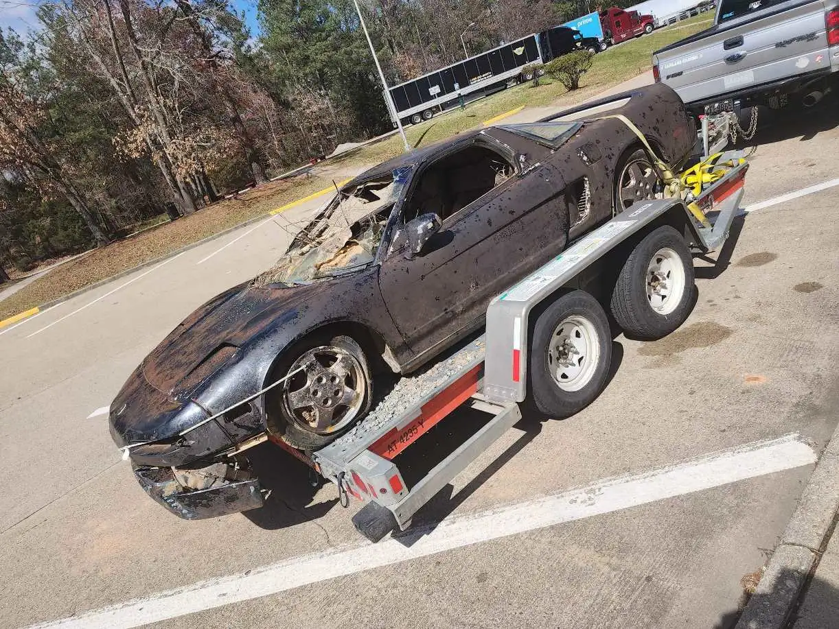 Acura NSX / Foto reprodução: Facebook LSX Salvage / Becca Nicole Johnson