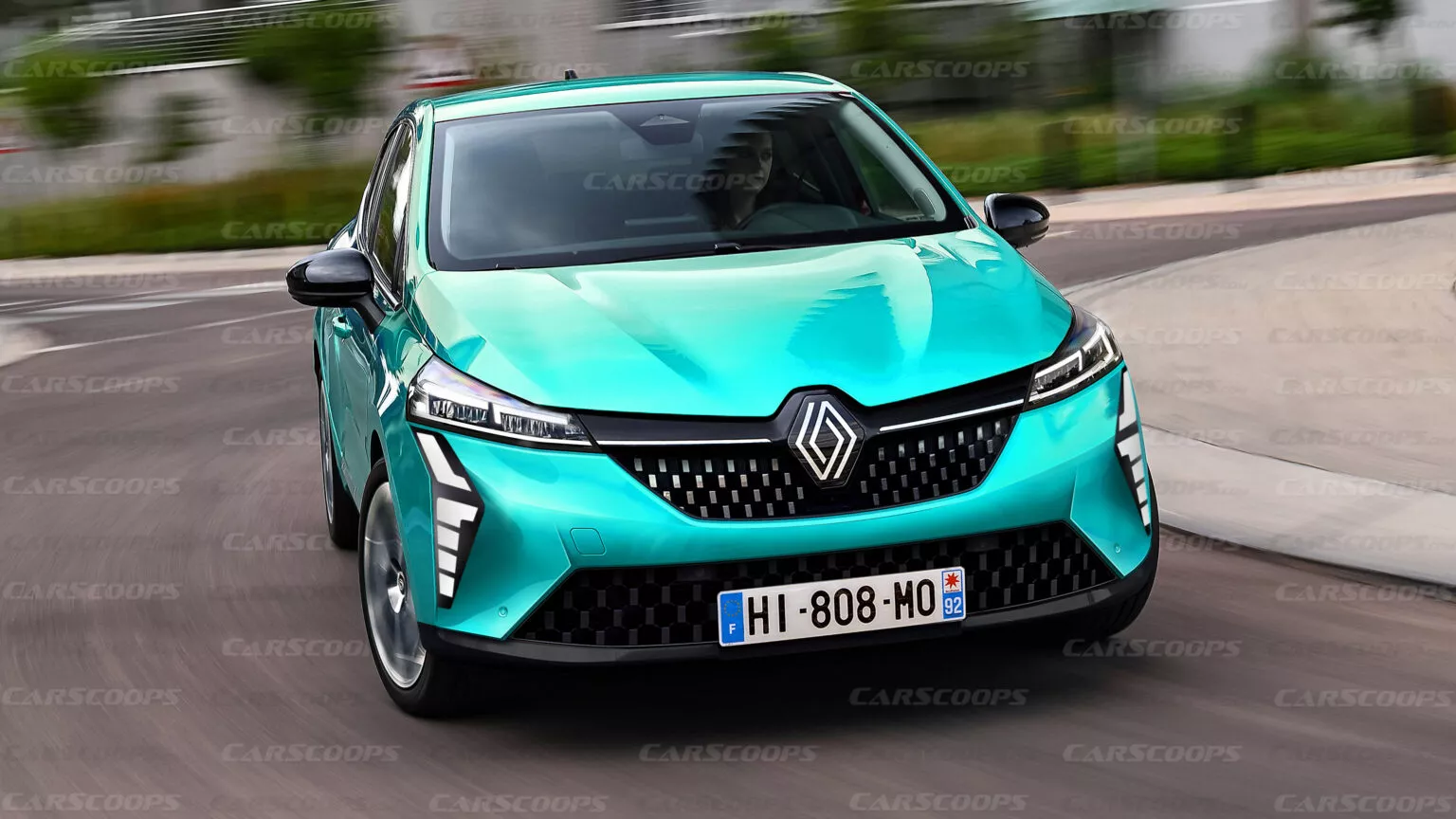Novo Renault Clio 2024 / Foto reprodução / CarsCoops