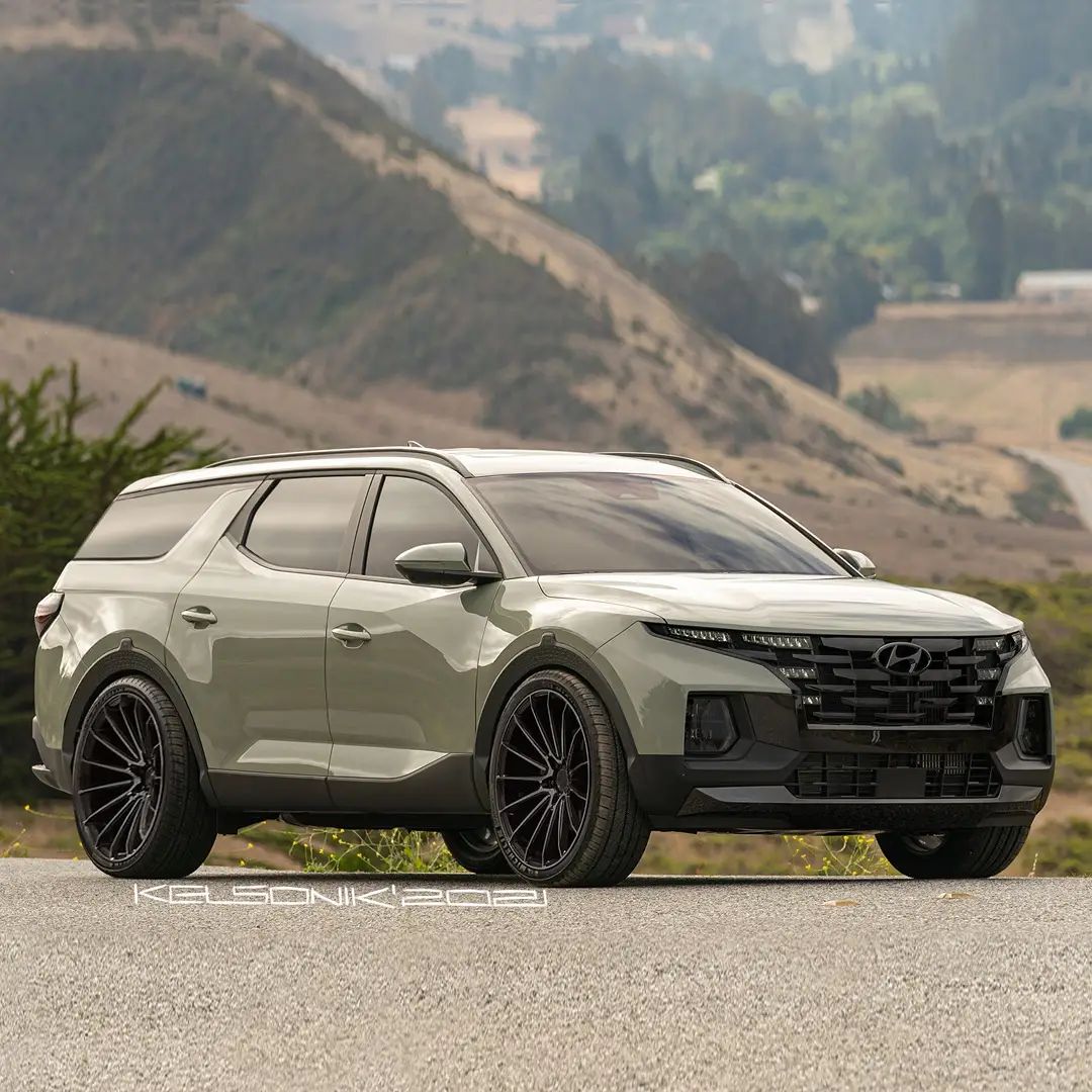 Versão Digital SUV derivado da pickup Hyundai Santa Cruz / Foto: kolesa.ru