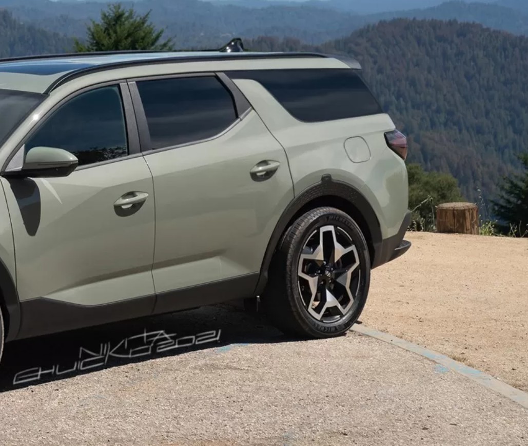 Versão Digital SUV derivado da pickup Hyundai Santa Cruz / Foto: kolesa.ru
