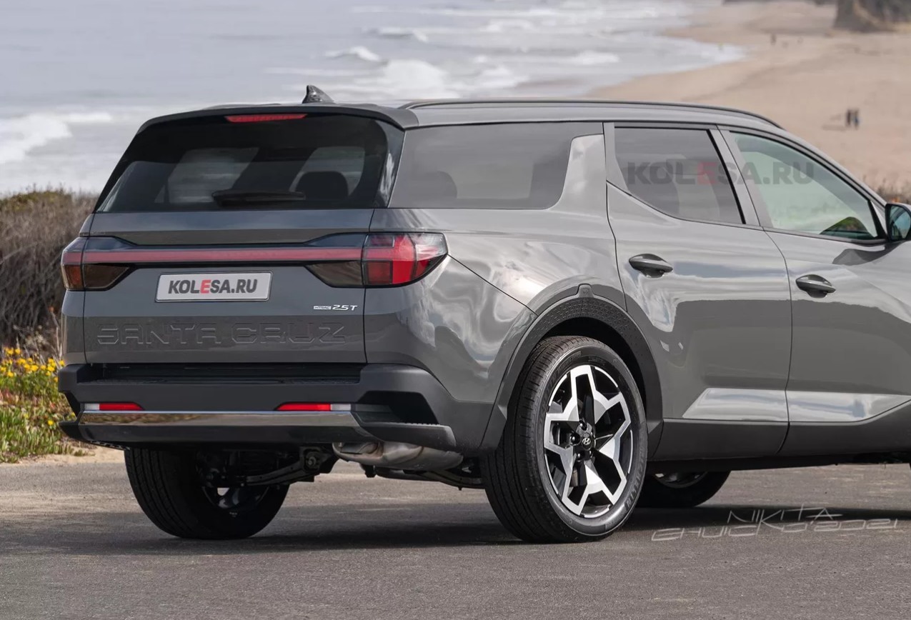 Versão Digital SUV derivado da pickup Hyundai Santa Cruz / Foto: kolesa.ru
