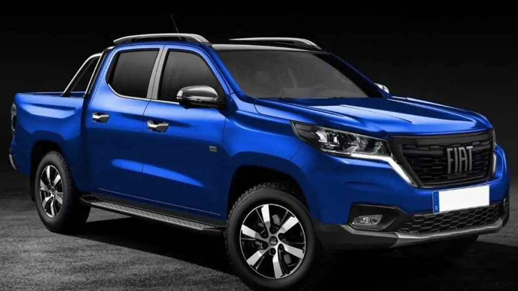 A nova Fiat Landtrek 2023 possui um visual levemente remodelado. Foto Projeção KDesign AG.