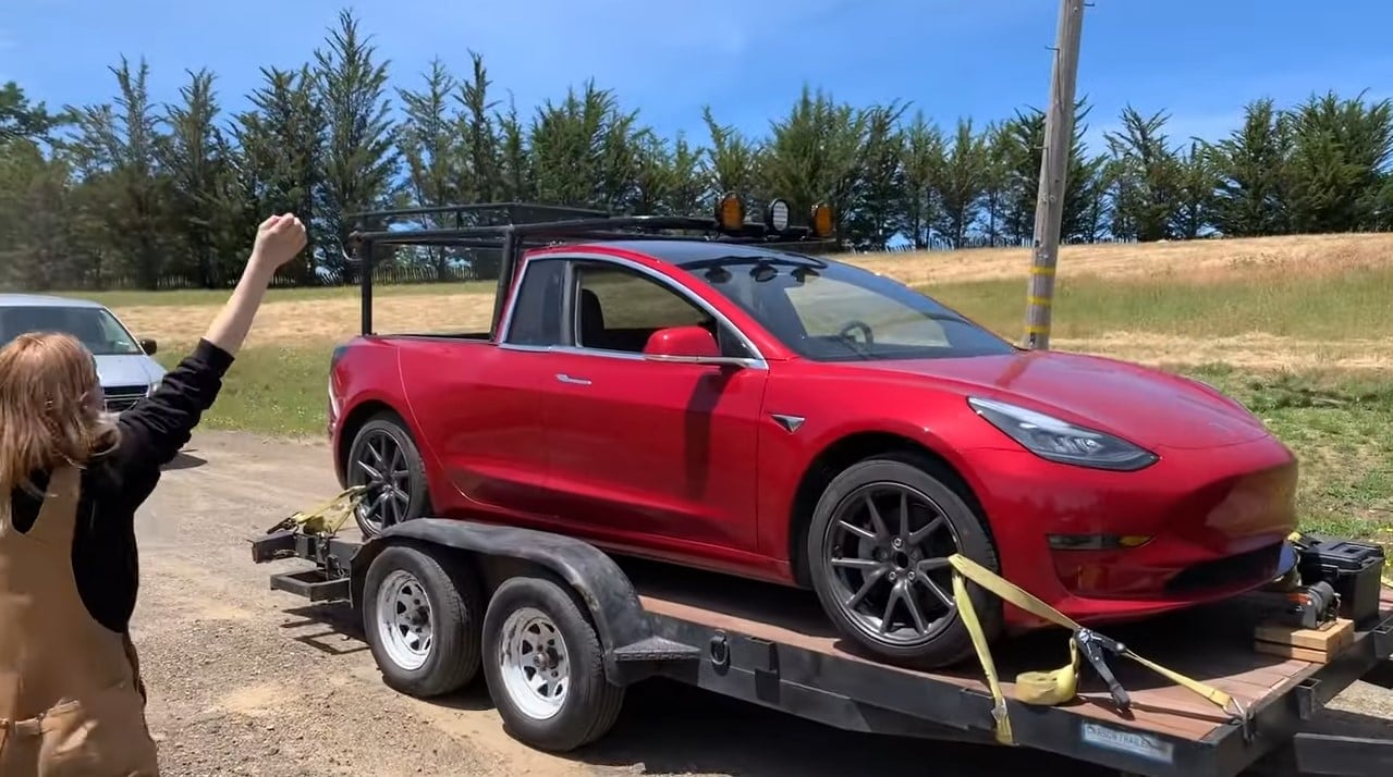 Tesla Model 3 Pickup (Truckla) Foto: Simone Giertz's