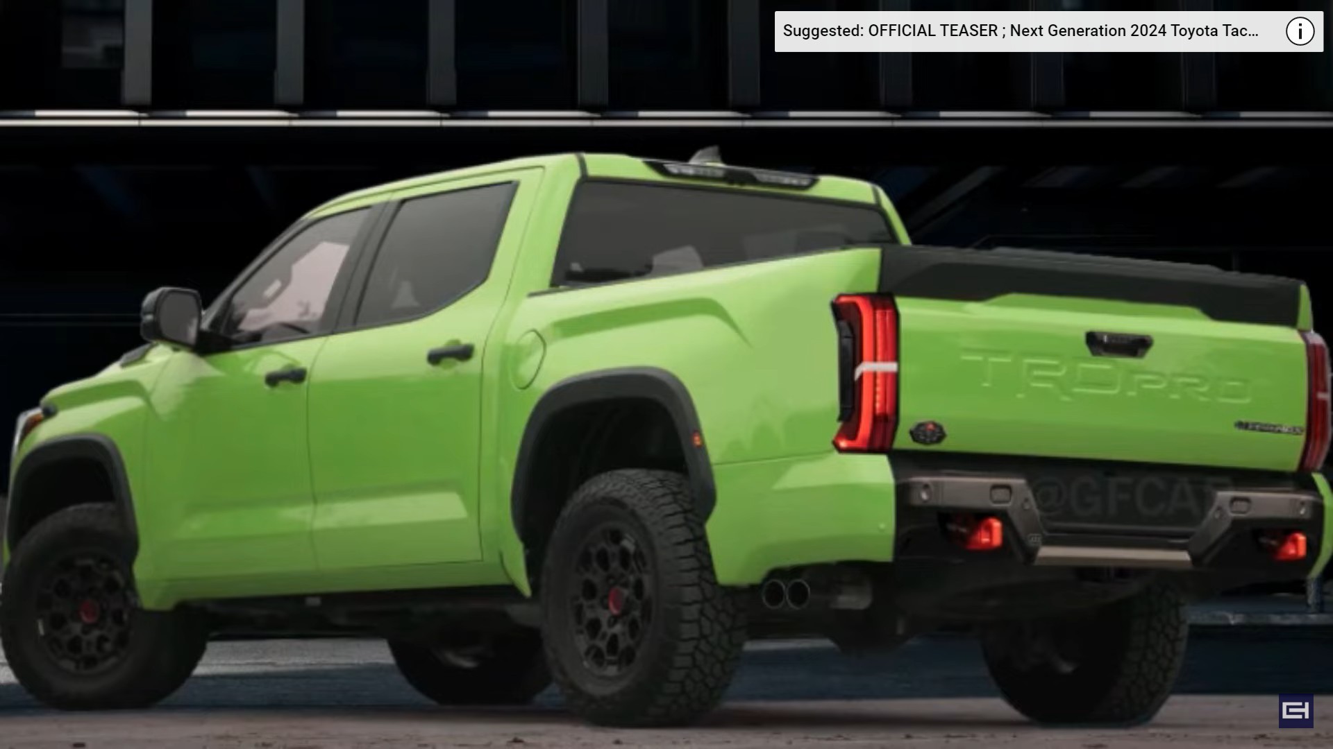 Toyota Tacoma 2024 que servirá de base para nova geração da Hilux / Foto: Halo Oto