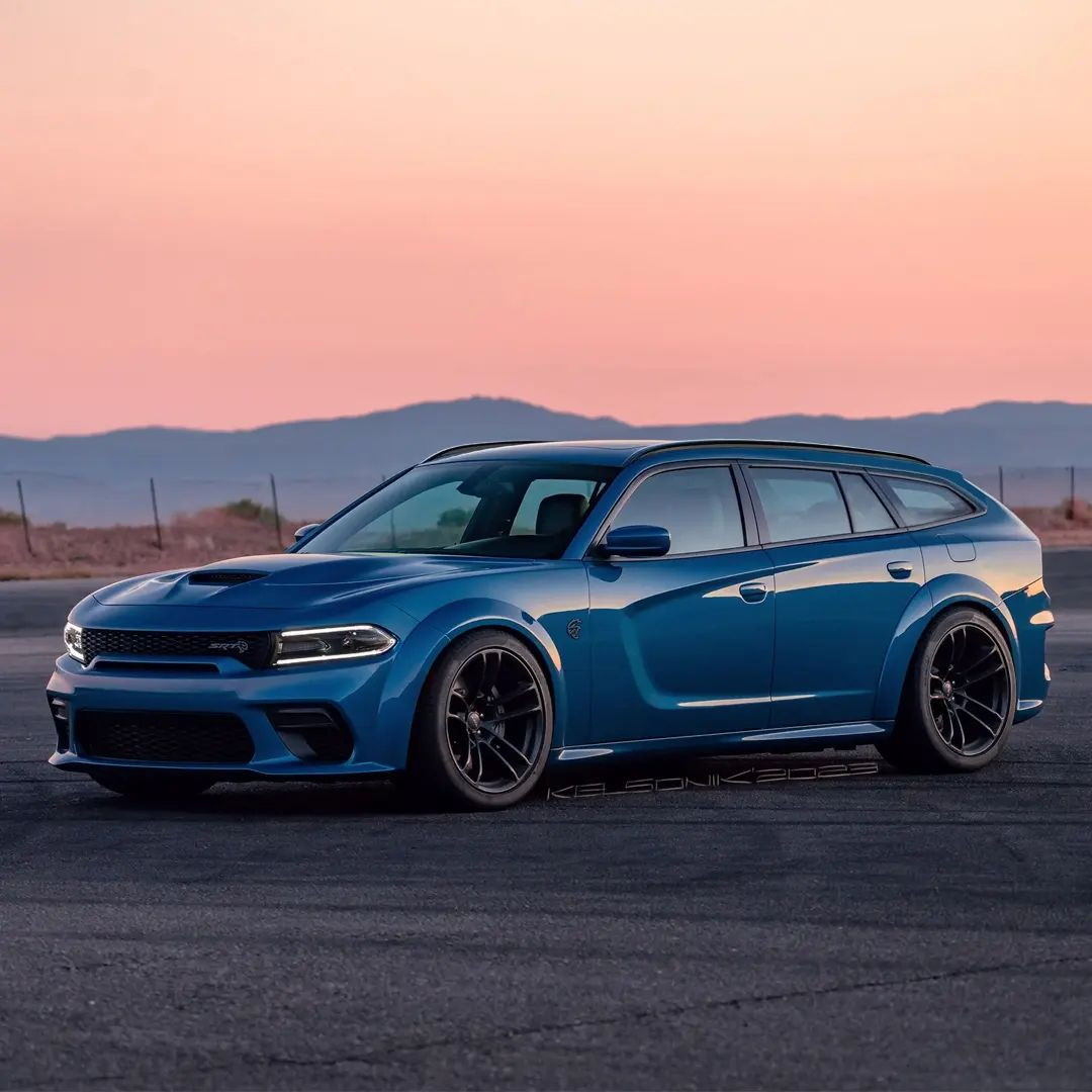 Dodge Magnum Hellcat Concept / Créditos da Foto: Instagram Kelsonik