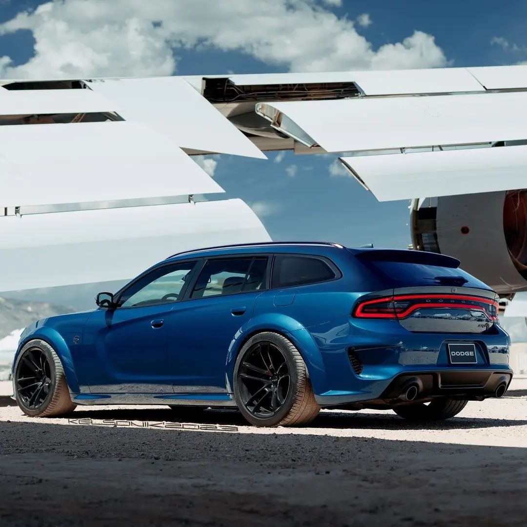Dodge Magnum Hellcat Concept / Créditos da Foto: Instagram Kelsonik