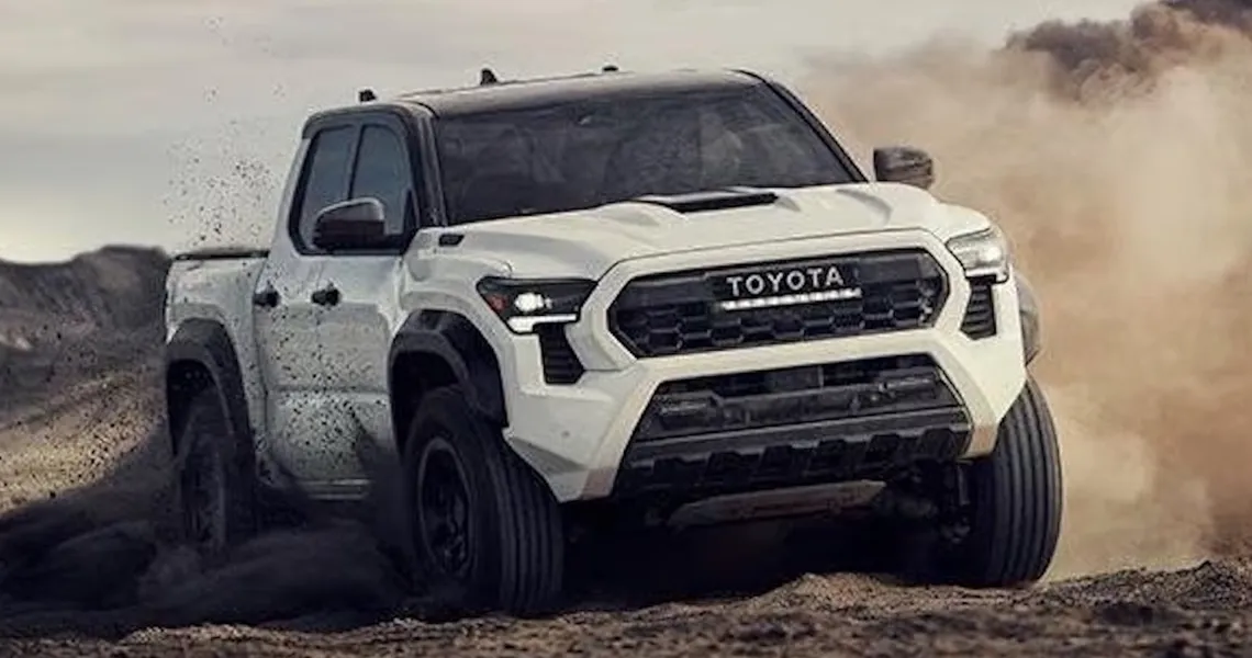 Teaser Toyota Tacoma 2024 / Foto reprodução: Toyota