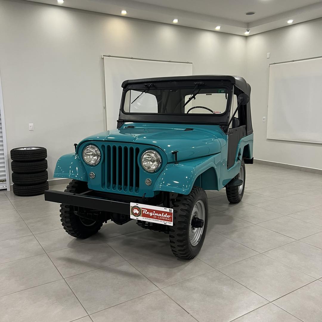 Ford Jeep de 6 cilindros, ano 1973 / Foto reprodução / Reginaldo de Campinas