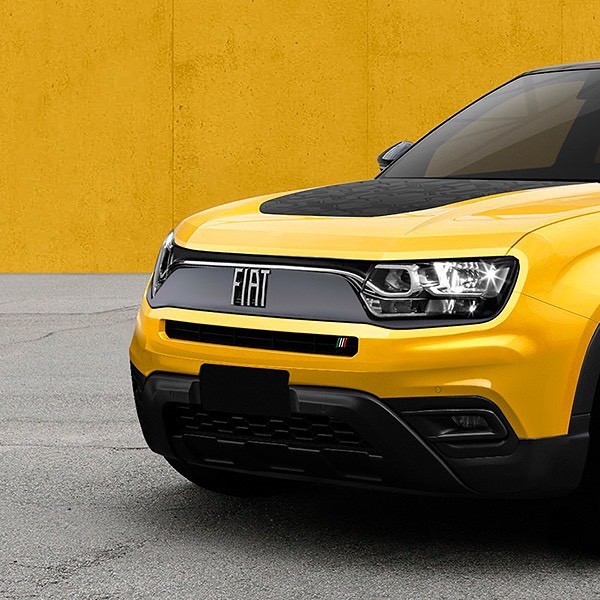 Projeção de novo crossover da Fiat provável sucessor do Argo / Foto reprodução Instagram / @KdesignAG