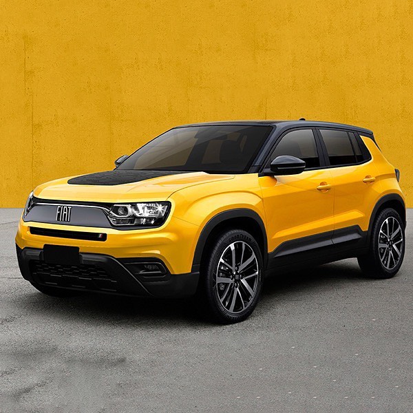 Projeção de novo crossover da Fiat provável sucessor do Argo / Foto reprodução Instagram / @KdesignAG